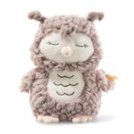 Steiff Kuscheltier Ollie Eule, Süßes Stofftier, Jungen, Mädchen & Babys ab 0 Monaten, Friends, Plüschtier Beige